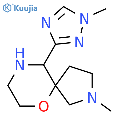 2-methyl-10-(1-methyl-1H-1,2,4-triazol-3-yl)-6-oxa-2,9-diazaspiro4.5decane structure