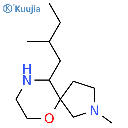 2-methyl-10-(2-methylbutyl)-6-oxa-2,9-diazaspiro4.5decane structure