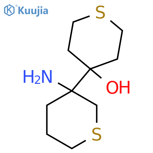 4-(3-Aminothian-3-yl)thian-4-ol structure
