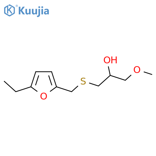 1-{(5-ethylfuran-2-yl)methylsulfanyl}-3-methoxypropan-2-ol structure