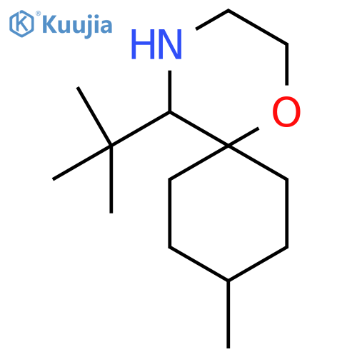 5-tert-butyl-9-methyl-1-oxa-4-azaspiro5.5undecane structure