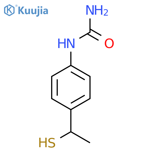 4-(1-sulfanylethyl)phenylurea structure