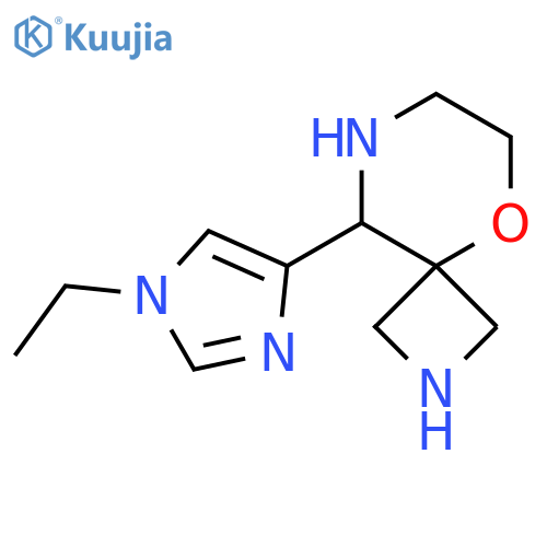 9-(1-ethyl-1H-imidazol-4-yl)-5-oxa-2,8-diazaspiro3.5nonane structure