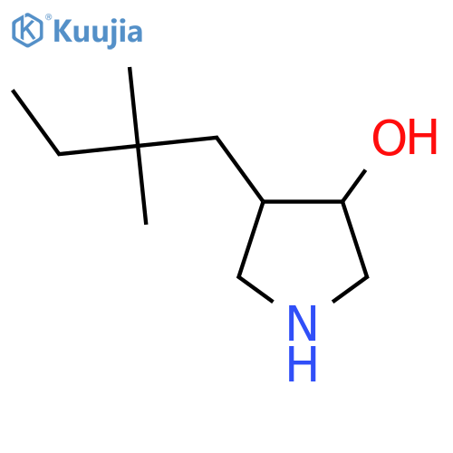 4-(2,2-Dimethylbutyl)pyrrolidin-3-ol structure