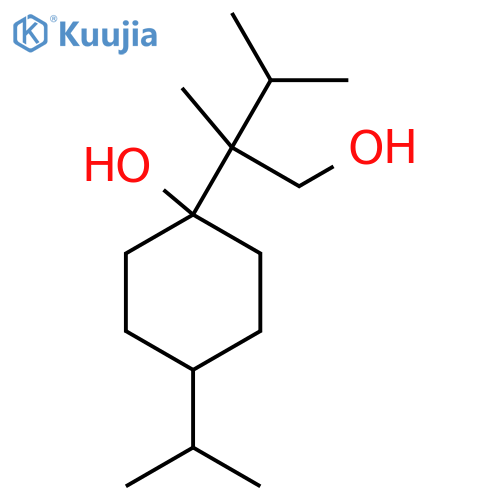 1-(1-Hydroxy-2,3-dimethylbutan-2-yl)-4-(propan-2-yl)cyclohexan-1-ol structure