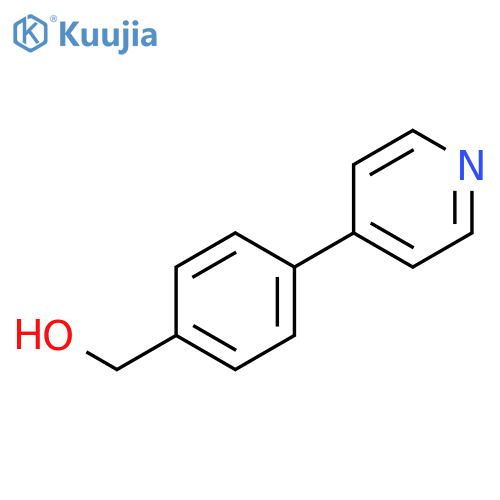 Benzenemethanol,4-(4-pyridinyl)- structure