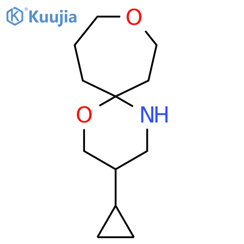 3-cyclopropyl-1,9-dioxa-5-azaspiro5.6dodecane structure