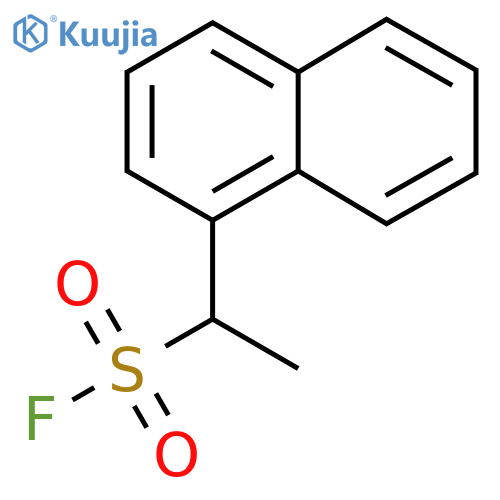 1-(naphthalen-1-yl)ethane-1-sulfonyl fluoride structure