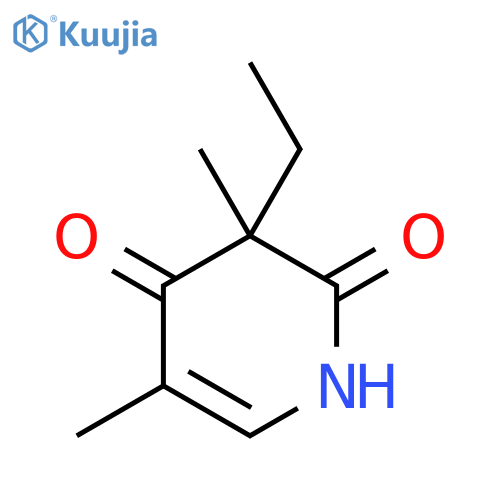 3-ethyl-3,5-dimethyl-1,2,3,4-tetrahydropyridine-2,4-dione structure