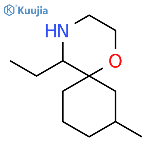 5-ethyl-8-methyl-1-oxa-4-azaspiro5.5undecane structure