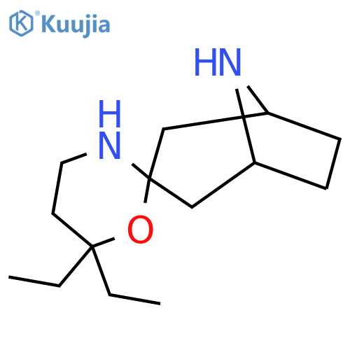 6',6'-diethyl-8-azaspirobicyclo3.2.1octane-3,2'-1,3oxazinane structure