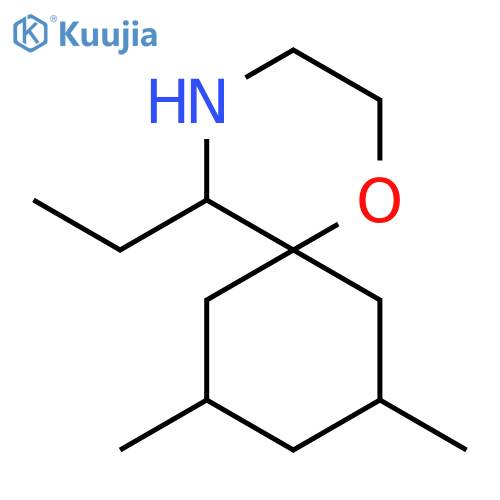 5-ethyl-8,10-dimethyl-1-oxa-4-azaspiro5.5undecane structure