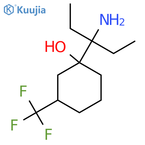 1-(3-aminopentan-3-yl)-3-(trifluoromethyl)cyclohexan-1-ol structure