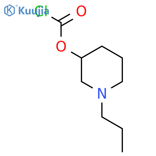 1-propylpiperidin-3-yl chloroformate structure