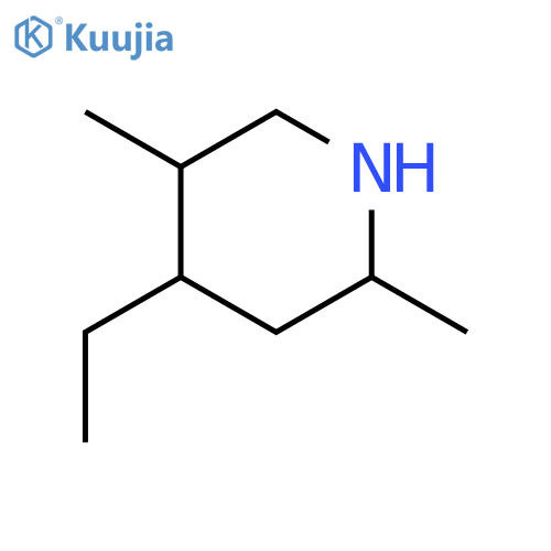4-ethyl-2,5-dimethylpiperidine structure