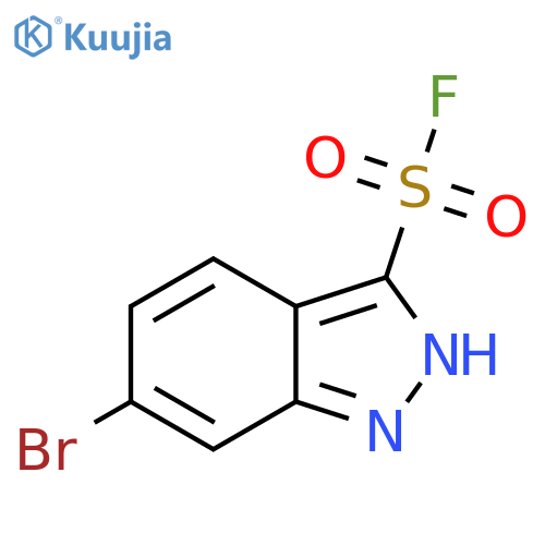 6-bromo-1H-indazole-3-sulfonyl fluoride structure