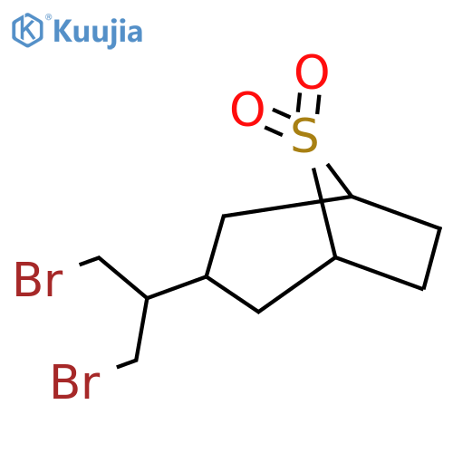 3-(1,3-dibromopropan-2-yl)-8lambda6-thiabicyclo3.2.1octane-8,8-dione structure