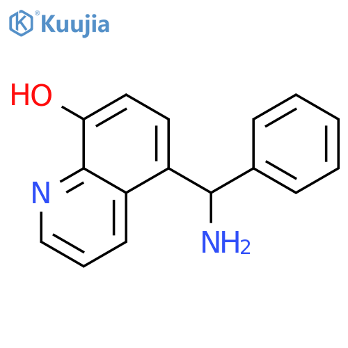 5-amino(phenyl)methylquinolin-8-ol structure