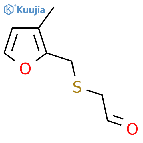 2-{(3-methylfuran-2-yl)methylsulfanyl}acetaldehyde structure