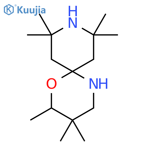 2,3,3,8,8,10,10-heptamethyl-1-oxa-5,9-diazaspiro5.5undecane structure