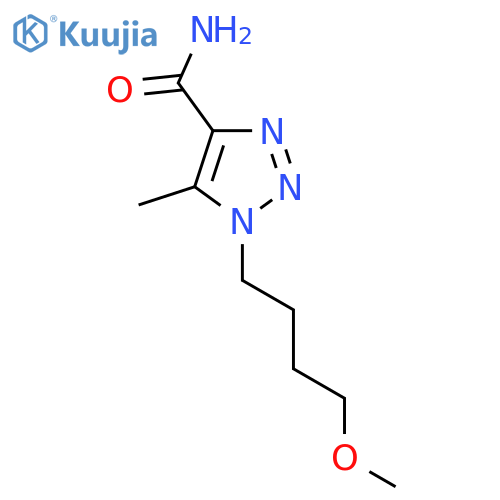 1-(4-methoxybutyl)-5-methyl-1H-1,2,3-triazole-4-carboxamide structure