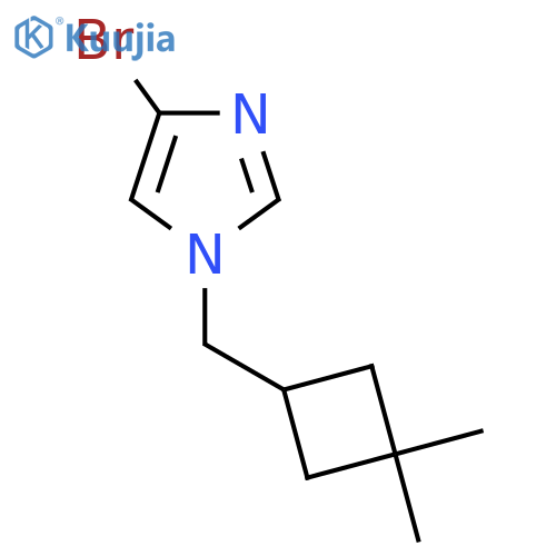4-bromo-1-(3,3-dimethylcyclobutyl)methyl-1H-imidazole structure