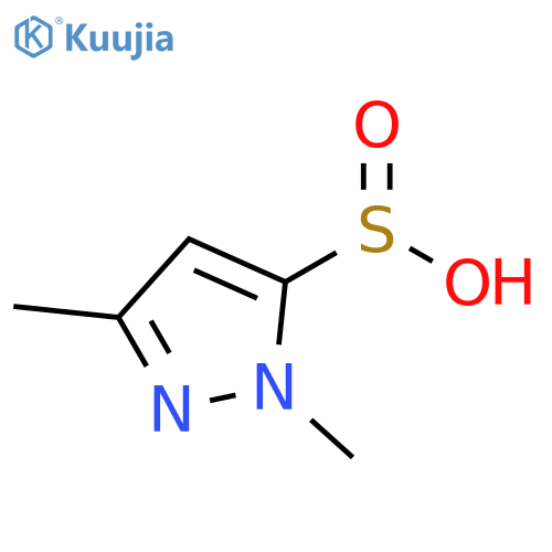 1H-Pyrazole-5-sulfinic acid, 1,3-dimethyl- structure