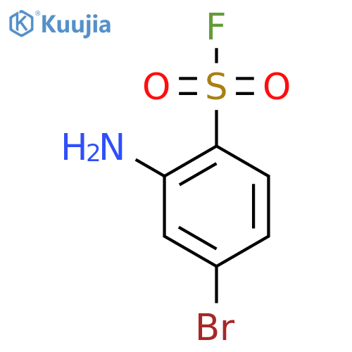 2-amino-4-bromobenzene-1-sulfonyl fluoride structure