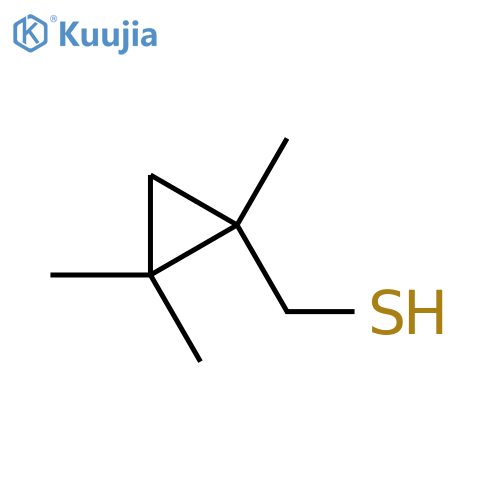 (1,2,2-trimethylcyclopropyl)methanethiol structure