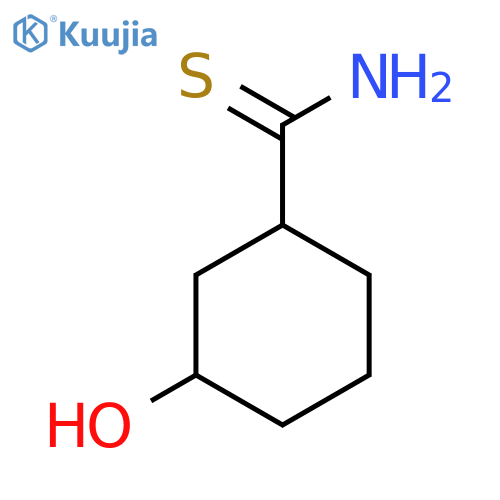 3-hydroxycyclohexane-1-carbothioamide structure