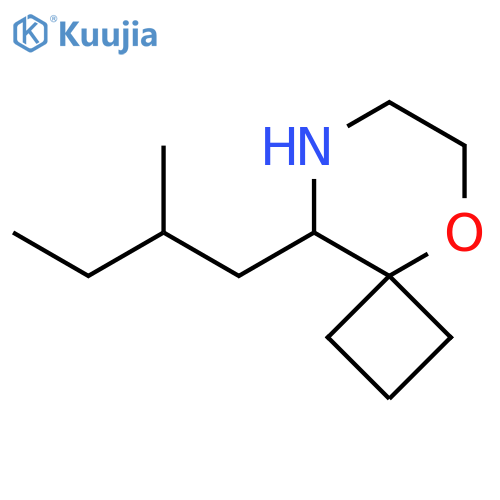 9-(2-methylbutyl)-5-oxa-8-azaspiro3.5nonane structure