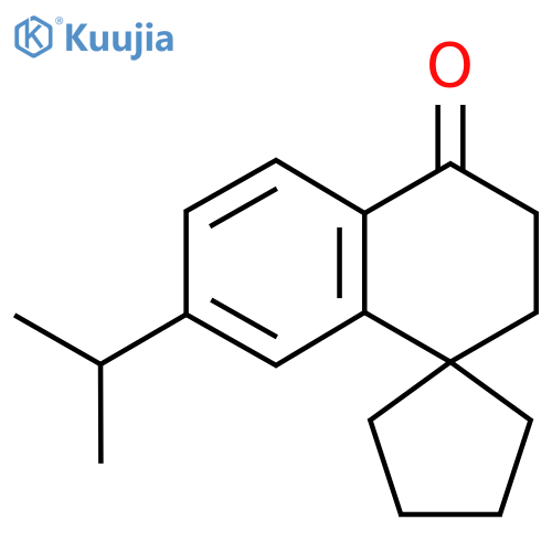 7'-(propan-2-yl)-3',4'-dihydro-2'H-spirocyclopentane-1,1'-naphthalene-4'-one structure