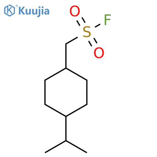 4-(propan-2-yl)cyclohexylmethanesulfonyl fluoride structure