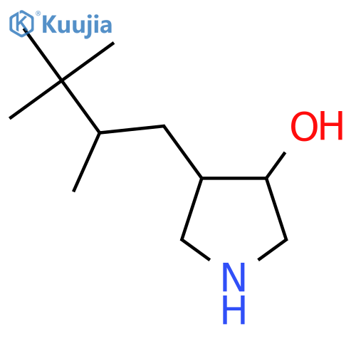 4-(2,3,3-trimethylbutyl)pyrrolidin-3-ol structure