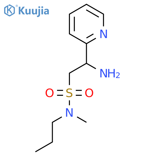 2-amino-N-methyl-N-propyl-2-(pyridin-2-yl)ethane-1-sulfonamide structure