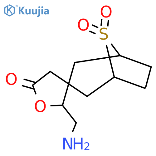 2'-(aminomethyl)-8lambda6-thiaspirobicyclo3.2.1octane-3,3'-oxolane-5',8,8-trione structure