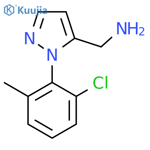 1-(2-chloro-6-methylphenyl)-1H-pyrazol-5-ylmethanamine structure