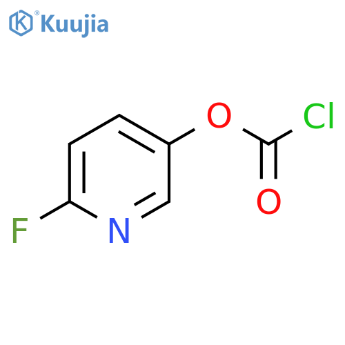6-fluoropyridin-3-yl chloroformate structure