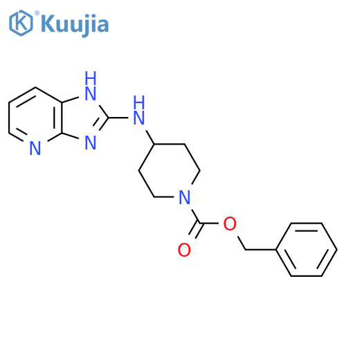 benzyl 4-({1H-imidazo4,5-bpyridin-2-yl}amino)piperidine-1-carboxylate structure