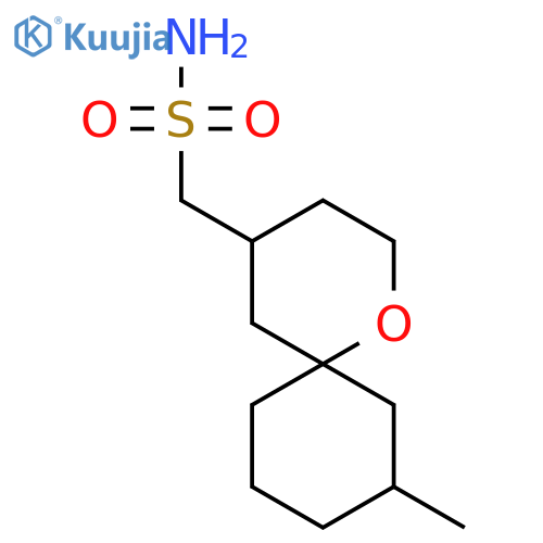 {8-methyl-1-oxaspiro5.5undecan-4-yl}methanesulfonamide structure