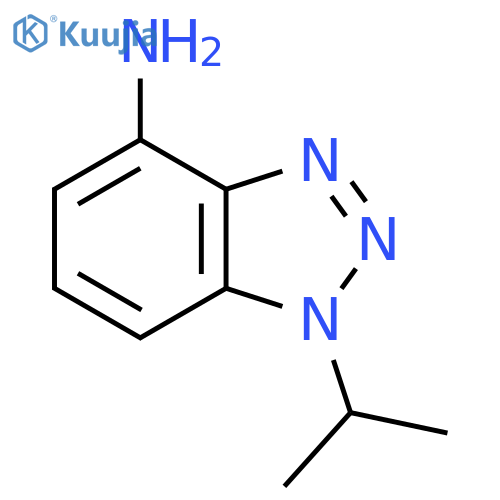 1-(propan-2-yl)-1H-1,2,3-benzotriazol-4-amine structure