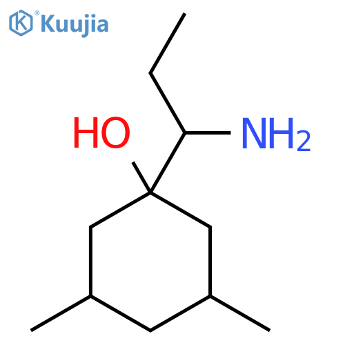 1-(1-Aminopropyl)-3,5-dimethylcyclohexan-1-ol structure