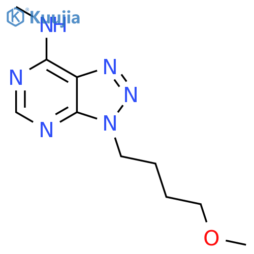 3-(4-methoxybutyl)-N-methyl-3H-1,2,3triazolo4,5-dpyrimidin-7-amine structure