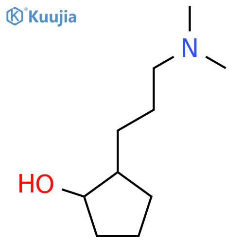 2-3-(dimethylamino)propylcyclopentan-1-ol structure