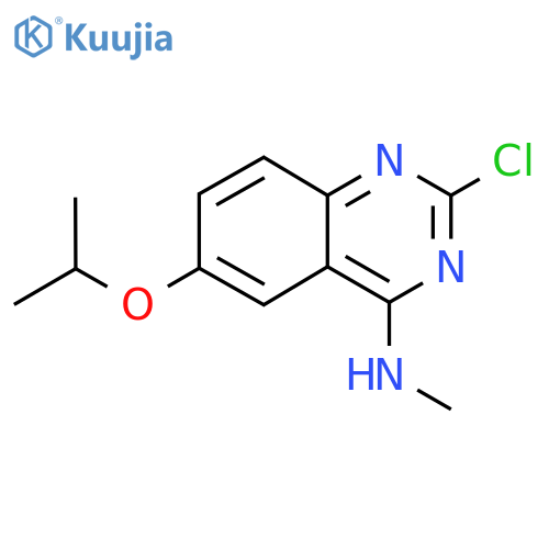2-chloro-N-methyl-6-(propan-2-yloxy)quinazolin-4-amine structure
