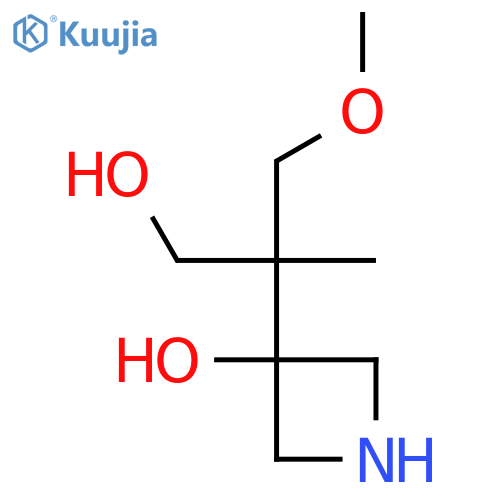 3-(1-hydroxy-3-methoxy-2-methylpropan-2-yl)azetidin-3-ol structure
