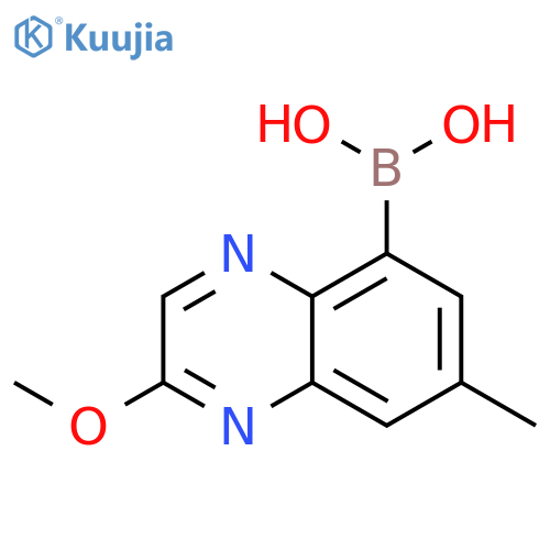 (2-methoxy-7-methyl-quinoxalin-5-yl)boronic acid structure