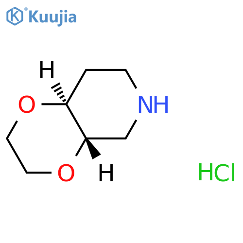 rac-(4aR,8aR)-octahydro-1,4dioxino2,3-cpyridine hydrochloride structure