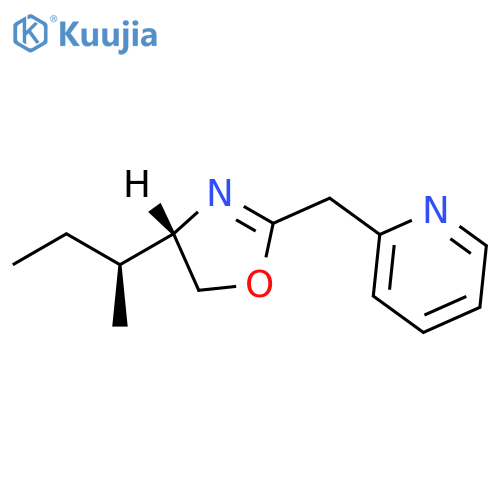 (S)-4-((S)-sec-Butyl)-2-(pyridin-2-ylmethyl)-4,5-dihydrooxazole structure