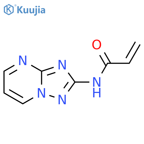 N-[1,2,4]Triazolo[1,5-a]pyrimidin-2-yl-2-propenamide structure